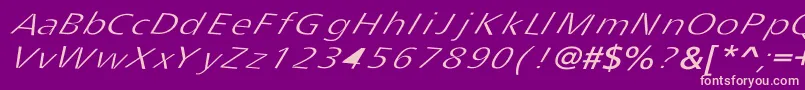 Tripping Font – Pink Fonts on Purple Background