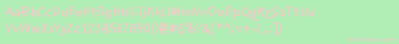 RefuseToBowDown Font – Pink Fonts on Green Background