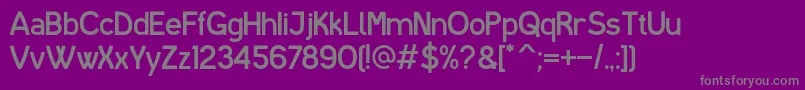 IShotTheSerifV1 Font – Gray Fonts on Purple Background