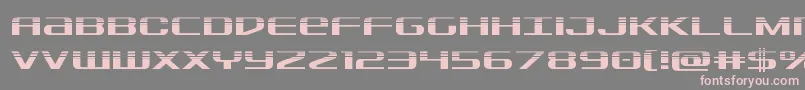 Sdfhalf Font – Pink Fonts on Gray Background