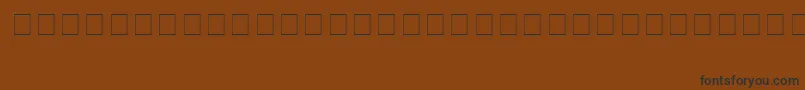 フォントVstar – 黒い文字が茶色の背景にあります