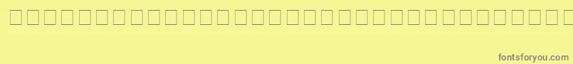 Vstar Font – Gray Fonts on Yellow Background