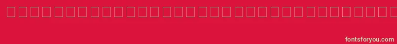 Vstar Font – Green Fonts on Red Background