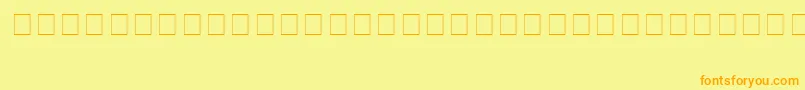 Vstar Font – Orange Fonts on Yellow Background