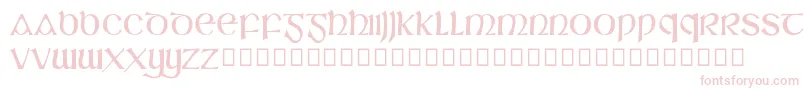 SlГЎine Font – Pink Fonts on White Background
