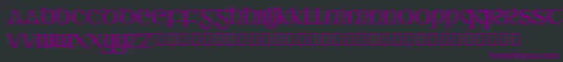 SlГЎine Font – Purple Fonts on Black Background