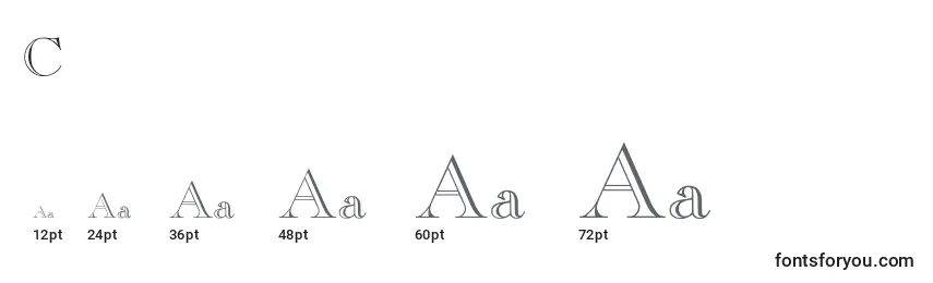 Chopinopenface Font Sizes