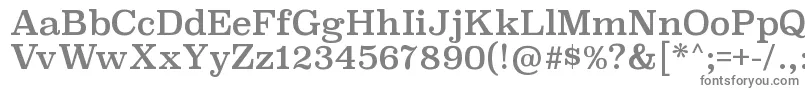 Шрифт SuperclarendonrgRegular – серые шрифты
