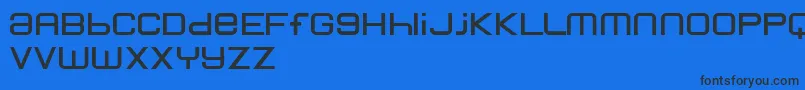FlotsamSmart Font – Black Fonts on Blue Background