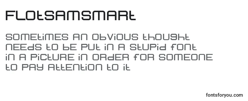 Шрифт FlotsamSmart