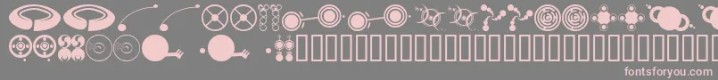 Saiba mais sobre a fonte Fts4 Fonte Fts4 – fontes rosa em um fundo cinza