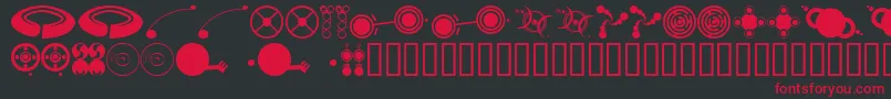 Fts4 Font – Red Fonts on Black Background
