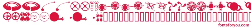 Fts4 Font – Red Fonts on White Background