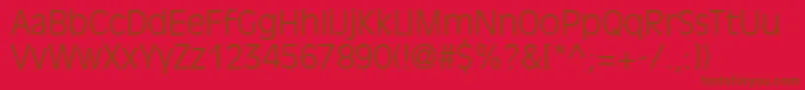 AntiqueolivestdLight Font – Brown Fonts on Red Background