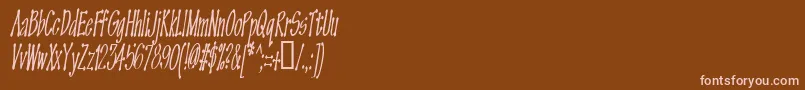 En savoir plus sur la police Omegaoldface Police Omegaoldface – polices roses sur fond brun