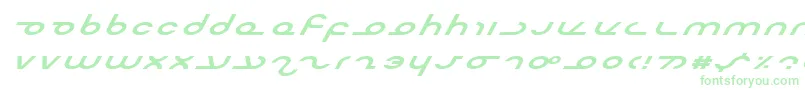 Masterei Font – Green Fonts on White Background