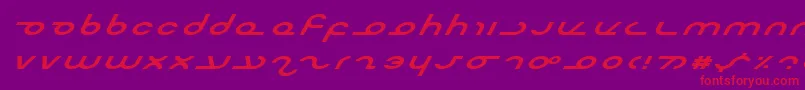 Masterei Font – Red Fonts on Purple Background