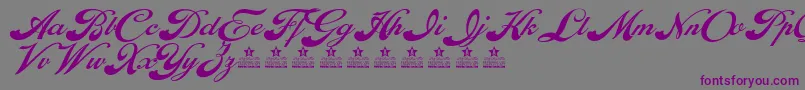 EnthrallPersonalUse Font – Purple Fonts on Gray Background