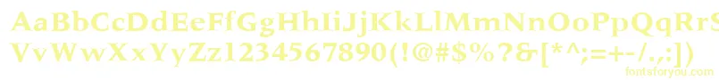 MeridienLtBold Font – Yellow Fonts
