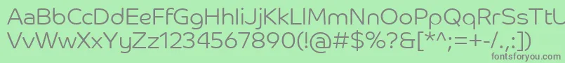 More about CoHeadlineCorpLight Font CoHeadlineCorpLight Font – Gray Fonts on Green Background
