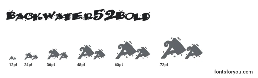 Backwater52Bold Font Sizes