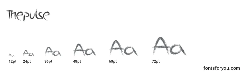 Thepulse Font Sizes