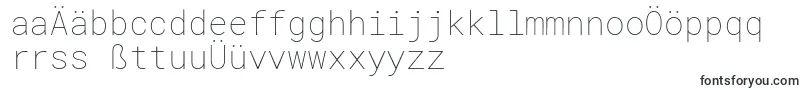 RobotomonoThin-fontti – saksalaiset fontit