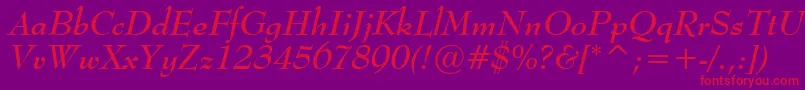 More about MonitorSsiBoldItalic Font MonitorSsiBoldItalic Font – Red Fonts on Purple Background