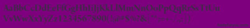 ArnoproSmbddisplay Font – Black Fonts on Purple Background