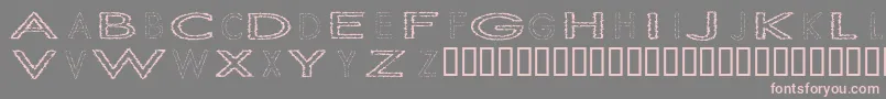 SlurCrumb-fontti – vaaleanpunaiset fontit harmaalla taustalla