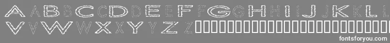 SlurCrumb Font – White Fonts on Gray Background
