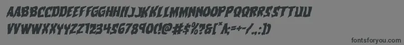 Шрифт Vorvolakarotal – чёрные шрифты на сером фоне
