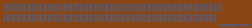 BulmerMtDisplayAltItalic Font – Blue Fonts on Brown Background