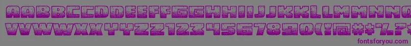 MidnightsnackBb Font – Purple Fonts on Gray Background