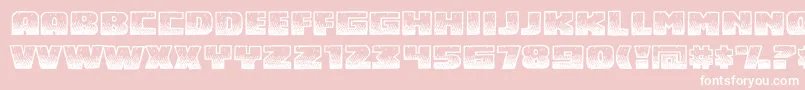 MidnightsnackBb Font – White Fonts on Pink Background