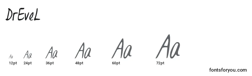 DrEveL Font Sizes