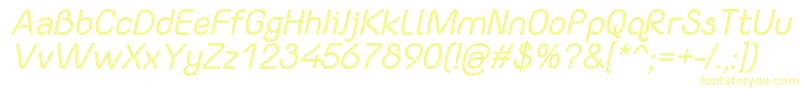 YaahowuBoldItalic Font – Yellow Fonts