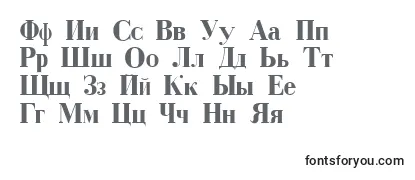 Schriftart CyrillicBold