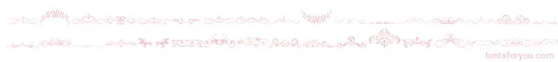 VintageDecorativeSigns5 Font – Pink Fonts