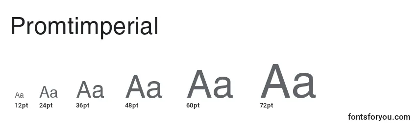 Размеры шрифта Promtimperial