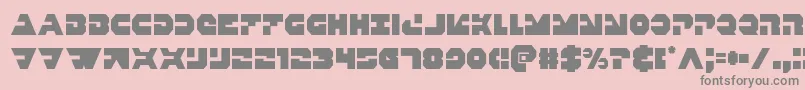 Triggermancond Font – Gray Fonts on Pink Background