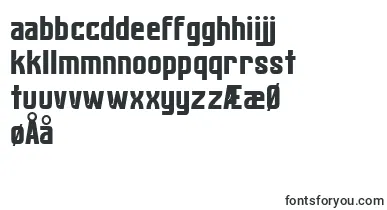 Cubadak font – norwegian Fonts