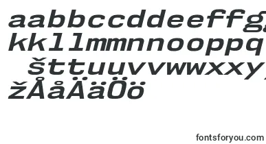 Nk57MonospaceExBdIt font – finnish Fonts