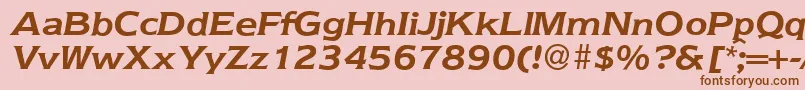 More about Nebraska ffy Font Nebraska ffy Font – Brown Fonts on Pink Background