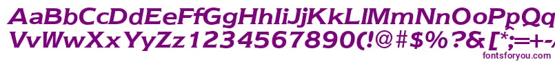 Nebraska ffy Font – Purple Fonts on White Background