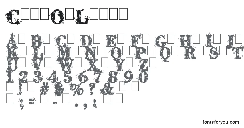 Schriftart CityOfLight – Alphabet, Zahlen, spezielle Symbole