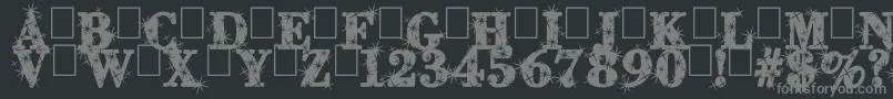 fuente CityOfLight – Fuentes Grises Sobre Fondo Negro