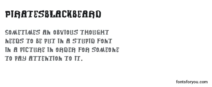 Шрифт Piratesblackbeard