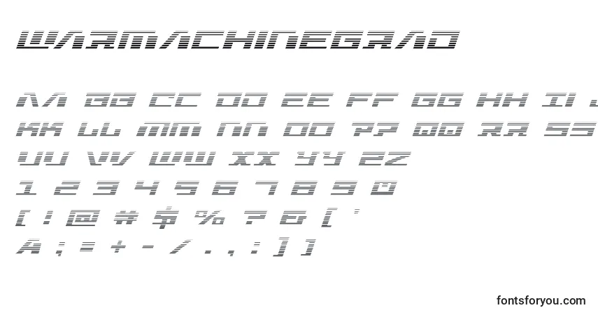 Police Warmachinegrad - Alphabet, Chiffres, Caractères Spéciaux