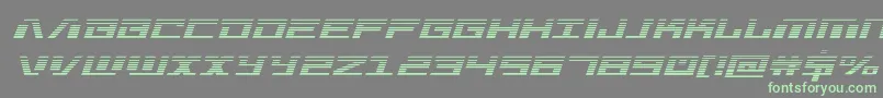 Warmachinegrad Font – Green Fonts on Gray Background